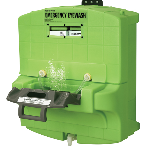 Poste de douche oculaire Fendall Pure Flow 1000, Aliment&eacute; par gravit&eacute;, Capacit&eacute; 7 gal., Conformit&eacute; ANSI Z358.1 Groupe Generik