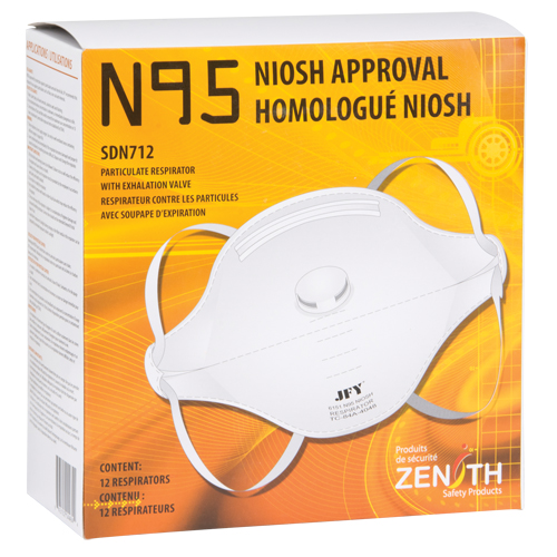 Respirateur contre les particules, N95, Certifi&eacute; NIOSH, Moyen/grand Groupe Generik