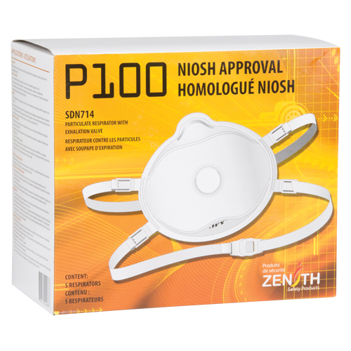 Particulate Respirator, P100, NIOSH Certified, Medium/Large Groupe Generik
