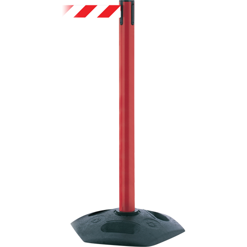 Single Line Heavy Duty Receiver Post, 38" High, Black Groupe Generik