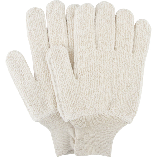Gants r&eacute;sistants &agrave; la chaleur, Tissu &eacute;ponge, Grand, Prot&egrave;ge jusqu'&agrave; 212° F (100° C) Groupe Generik