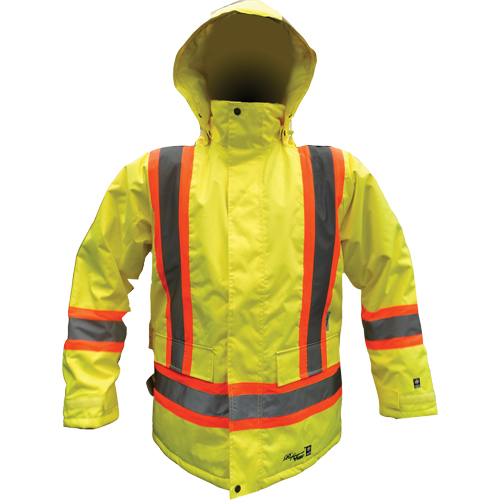 Parka de s&eacute;curit&eacute;, Jaune lime haute visibilit&eacute;, Petit Groupe Generik