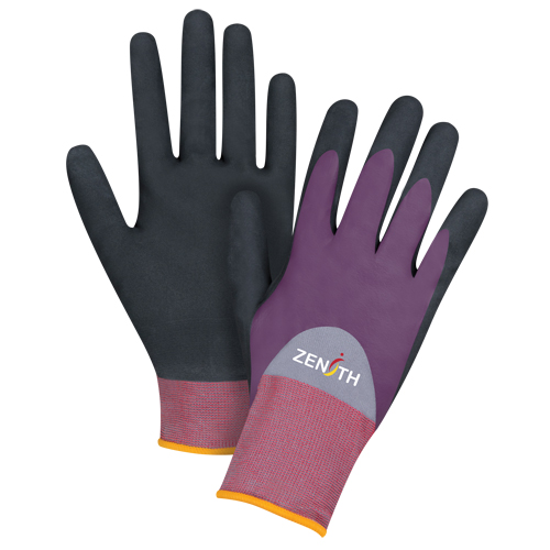ZX-2 Premium Coated Gloves, 7/Small, Nitrile/Foam Nitrile Coating, 18 Gauge, Nylon Shell Groupe Generik