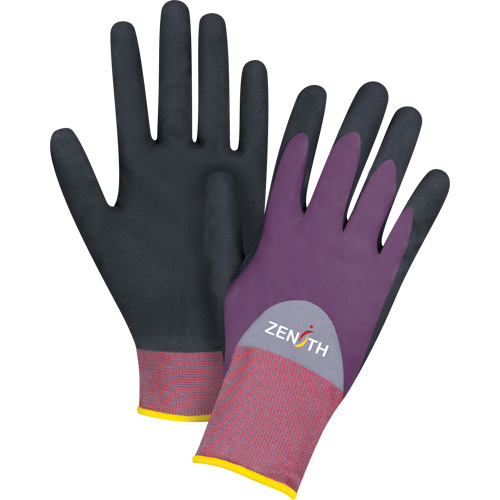 ZX-2 Premium Coated Gloves, 9/Large, Nitrile/Foam Nitrile Coating, 18 Gauge, Nylon Shell Groupe Generik