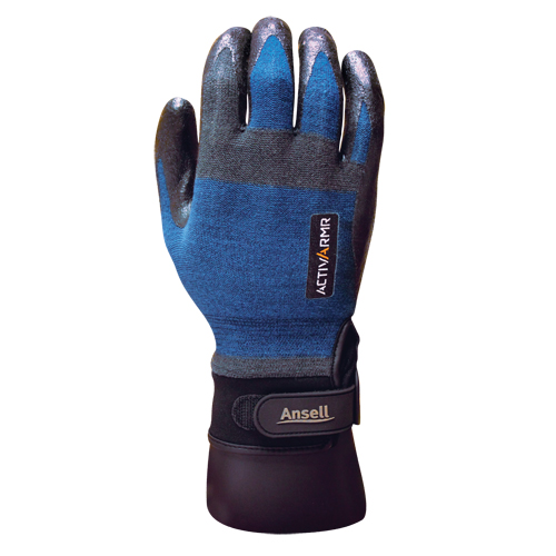 ActivArmr&reg; HVAC 97-002 Gloves, 9/Large, Nitrile Coating, 18 Gauge, Nylon Shell Groupe Generik