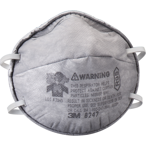 8247 Particulate Respirators, R95, NIOSH Certified Groupe Generik