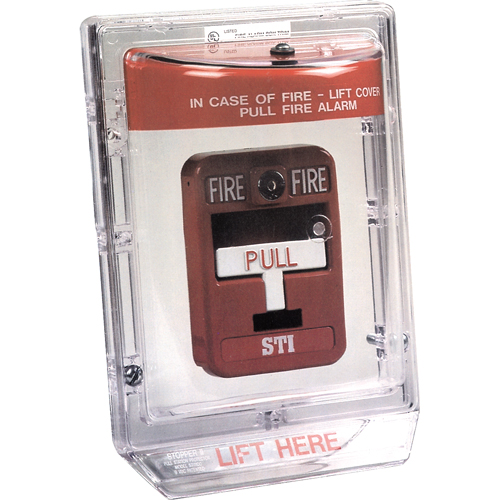 Couvercles pour alertes d'incendie - couvercles pour alertes int&eacute;rieures Stopper II, En surface Groupe Generik