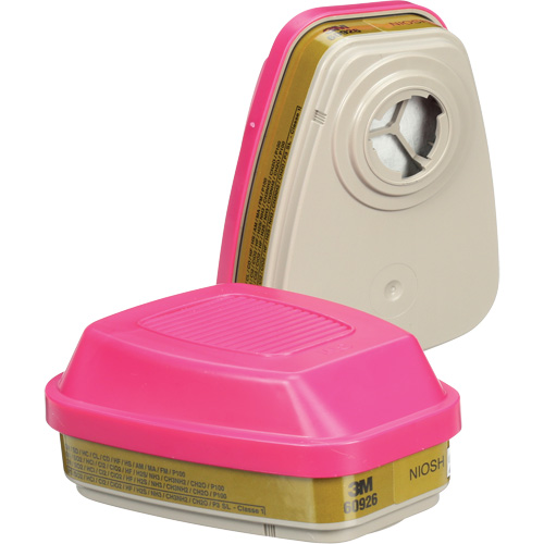 Cartouches pour respirateur s&eacute;rie 6000, Cartouche gaz/vapeur, Gaz multiples/Vapeurs/P100 Groupe Generik