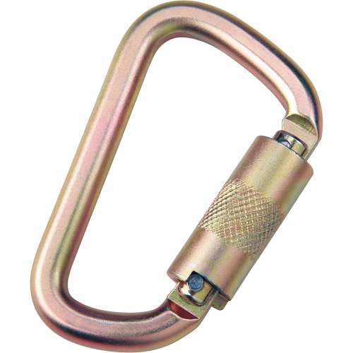 Anchorage Connecting Carabiner, Steel, 420 lbs. Capacity Groupe Generik