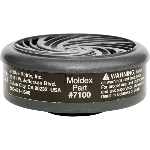 Filtres pour respirateur s&eacute;rie 7000/9000, Cartouche gaz/vapeur, Vapeur organique Groupe Generik