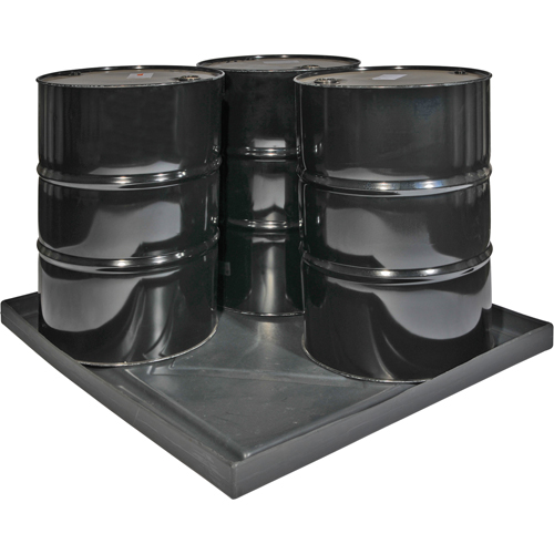 Coquilles de d&eacute;versements Econo Spill Shells , 51" lo x 47" la x 5" h, Cap. de d&eacute;versement 36 gal. US Groupe Generik