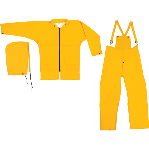 Natpac Rain Suit, Nylon, 2X-Large, Yellow Groupe Generik