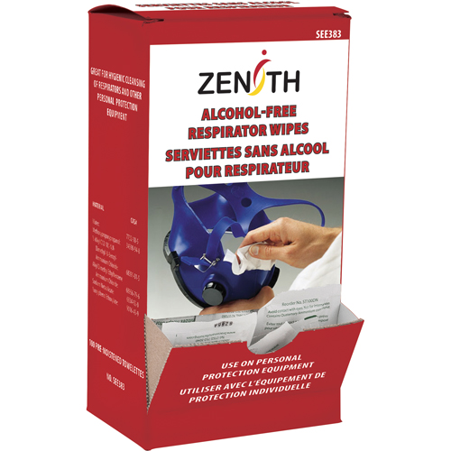 Lingettes nettoyantes pour respirateurs et EPI, Lingettes Groupe Generik