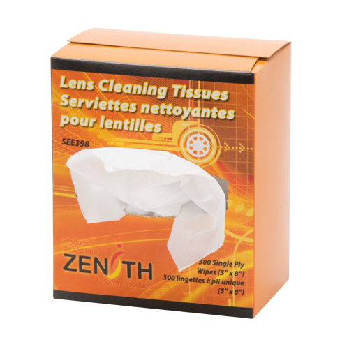 Serviettes nettoyantes pour lentilles, 5" x 8", 300 /pqt. Groupe Generik