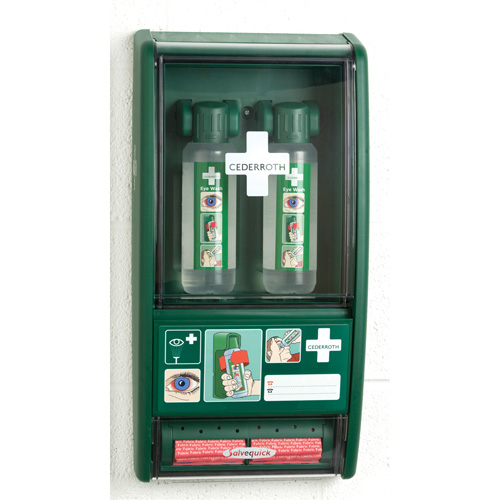 Cederroth Eye Wash/Salvequick&reg; First Aid Kit, Class 1 Medical Device, Station Groupe Generik