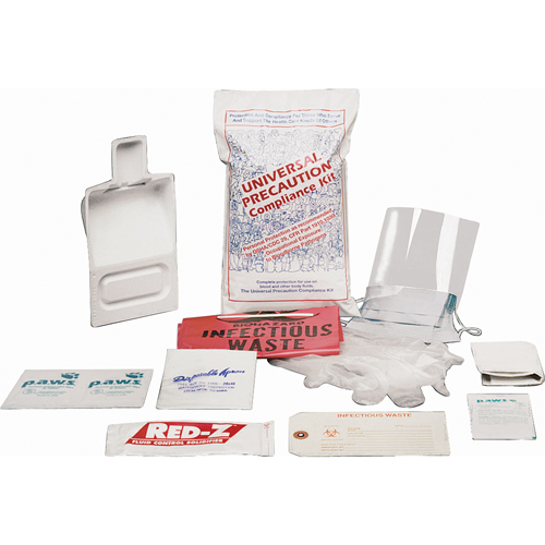 Trousses de nettoyage de d&eacute;versements liquides, Mati&egrave;res dangereuses, Sac, Absorbance de Aucune Groupe Generik