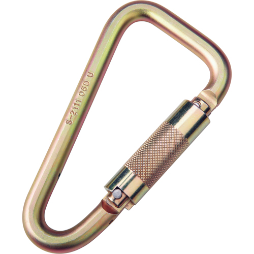 Saflok Carabiners, Steel, 3600 lbs Capacity Groupe Generik