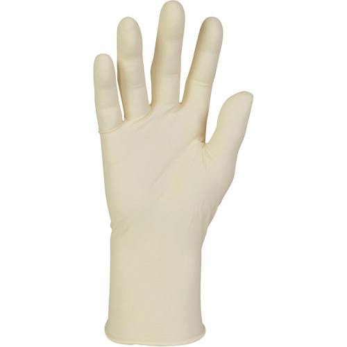Gants dexamen en PFE Kim-Tech, Grand, Latex, 6,3-mil, Sans poudre, Naturel, Classe 2 Groupe Generik
