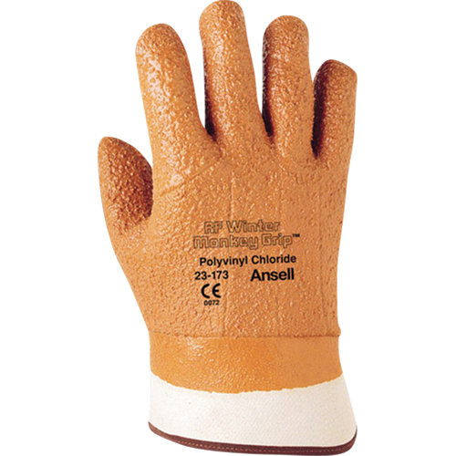 Winter Monkey Grip&reg; 23-173 Glove, 10/X-Large, PVC Coating, Foam Shell Groupe Generik
