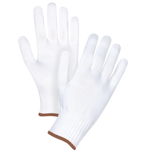 Seamless String Knit Gloves, Polyester, 10 Gauge, Large Groupe Generik