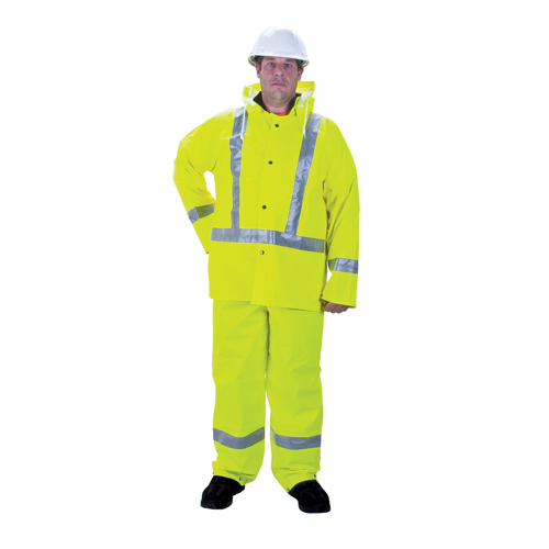 Imperm&eacute;able pour la circulation de premi&egrave;re qualit&eacute; RZ900, Polyester/PVC, Moyen, Jaune lime Groupe Generik