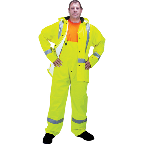 Imperm&eacute;able pour la circulation de premi&egrave;re qualit&eacute; RZ900, Polyester/PVC, Moyen, Jaune lime Groupe Generik