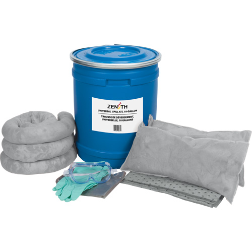 Premium Truck Spill Kit, Universal, Drum, 10 US gal. Absorbancy Groupe Generik