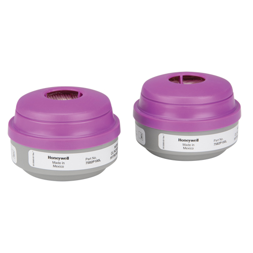 North&reg; N Series Respirator Cartridges, Gas/Vapour Cartridge, Acid Gas/P100 Groupe Generik