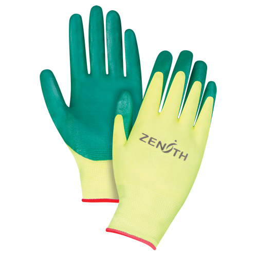Gants de premi&egrave;re qualit&eacute; ZX-3, 7/Petit, R&ecirc;vetement Nitrile, Calibre 15, Enveloppe en Nylon Groupe Generik