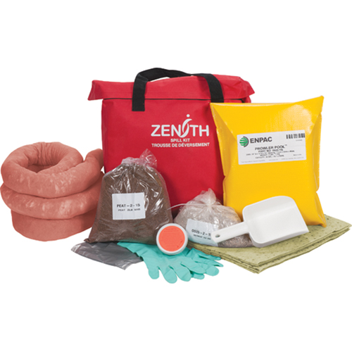 Trousse de lutte contre les d&eacute;versements pour l'ouest du canada, Mati&egrave;res dangereuses, Sac, Absorbance de 17 gal. US Groupe Generik