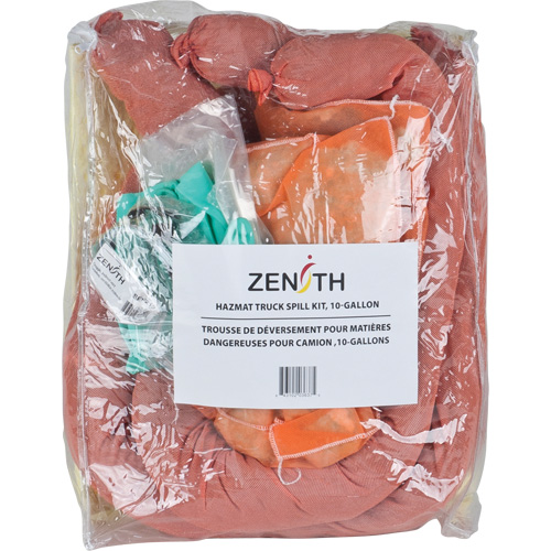 Trousse de lutte contre les d&eacute;versements pour camion, Mati&egrave;res dangereuses, Sac, Absorbance de 10 gal. US Groupe Generik