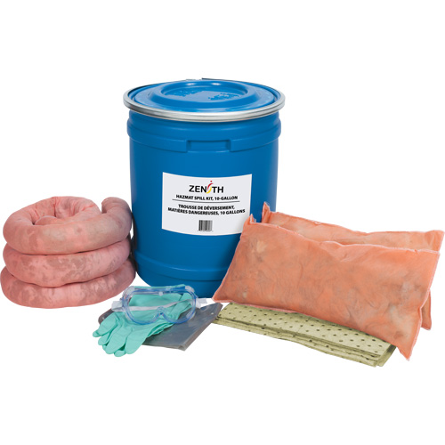 Trousse de lutte contre les d&eacute;versements pour camion, Mati&egrave;res dangereuses, Baril, Absorbance de 10 gal. US Groupe Generik