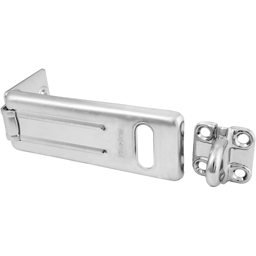 General Security Hardened Steel Hasp, Silver Groupe Generik