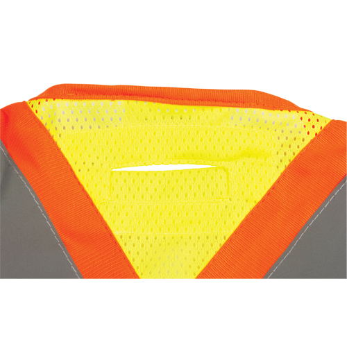 CSA Compliant High Visibility Surveyor Vest, High Visibility Lime-Yellow, Medium, Polyester Groupe Generik
