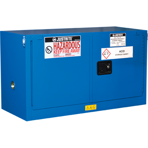 Sure-Grip&reg; Ex Hazardous Material Piggyback Safety Cabinets, 17 gal., 43" x 24" x 18" Groupe Generik
