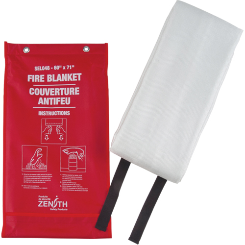 Fire Blanket, Fibreglass, 60"W x 71"L Groupe Generik
