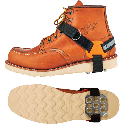 Trex 6315 Strap-On Heel Ice Cleats, Steel, Plate Traction, Large/Medium Groupe Generik