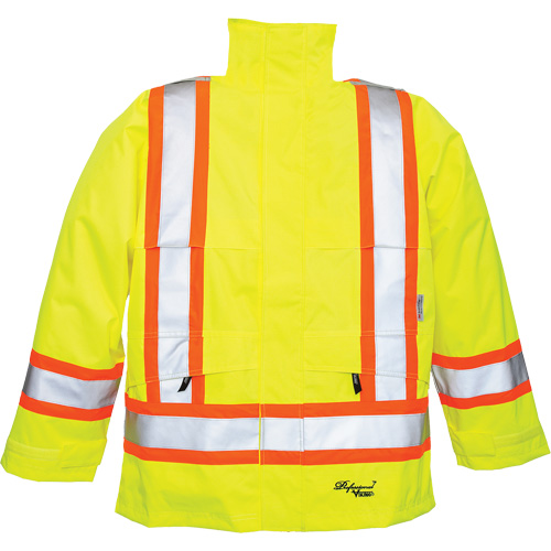 Professional&reg; Journeyman&reg; 300D Jackets, Polyester, Small, High Visibility Lime-Yellow Groupe Generik