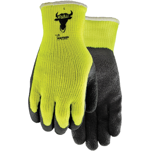 Gants Visibull 330, 7/Petit, R&ecirc;vetement Latex de caoutchouc, Enveloppe en Polyester Groupe Generik