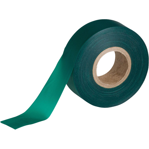 Flagging Tape, 1.188" W x 150' L, Green Groupe Generik