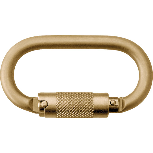 Nano-Lok Twin-Leg Fixed D-Ring Connector, Steel, 420 lbs. Capacity Groupe Generik