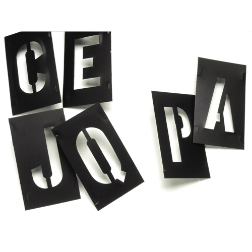 Pochoirs assemblables en plastique, Pictogramme, 1" Groupe Generik