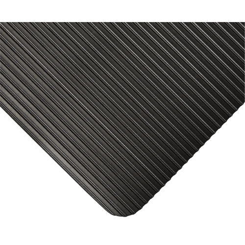 Tapis KleenSweep No 391, Couloir, 3' x 105' x 1/8", Noir Groupe Generik