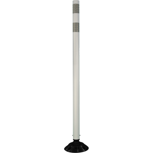 Impact Resistant Delineator, 48" H, White Groupe Generik
