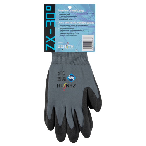 Gants enduits de premi&egrave;re qualit&eacute; ZX-30°, 11/2T-Grand, R&ecirc;vetement PVC, Calibre 15, Enveloppe en Nylon Groupe Generik