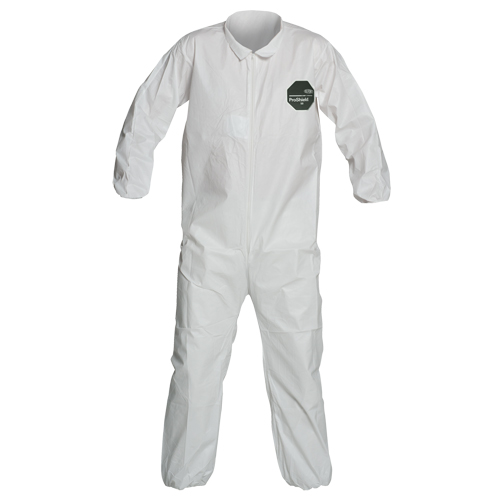 ProShield&reg; 50 Coveralls, Small, White, Microporous Groupe Generik