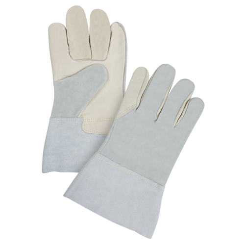 Split-Back Premium Work Gloves, X-Large, Grain Cowhide Palm Groupe Generik