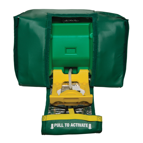 Tempered Portable Eyewash, Gravity-Fed, 9 gal. Capacity, Meets ANSI Z358.1 Groupe Generik