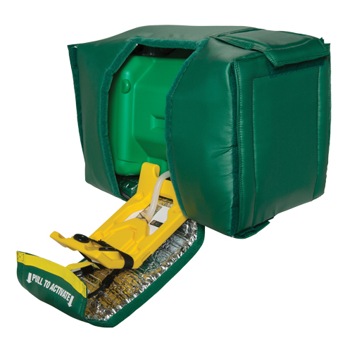 Tempered Portable Eyewash, Gravity-Fed, 9 gal. Capacity, Meets ANSI Z358.1 Groupe Generik