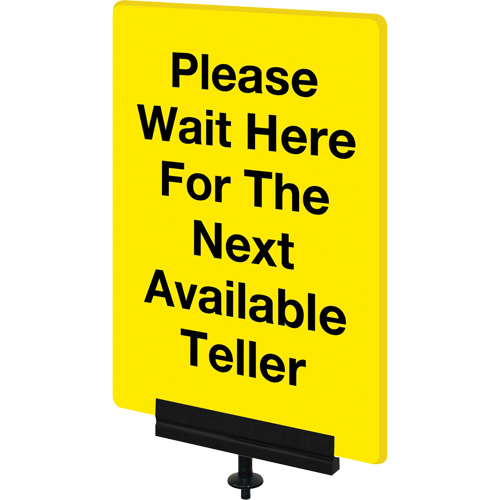 Sign Bracket for Portable Post, Black Groupe Generik